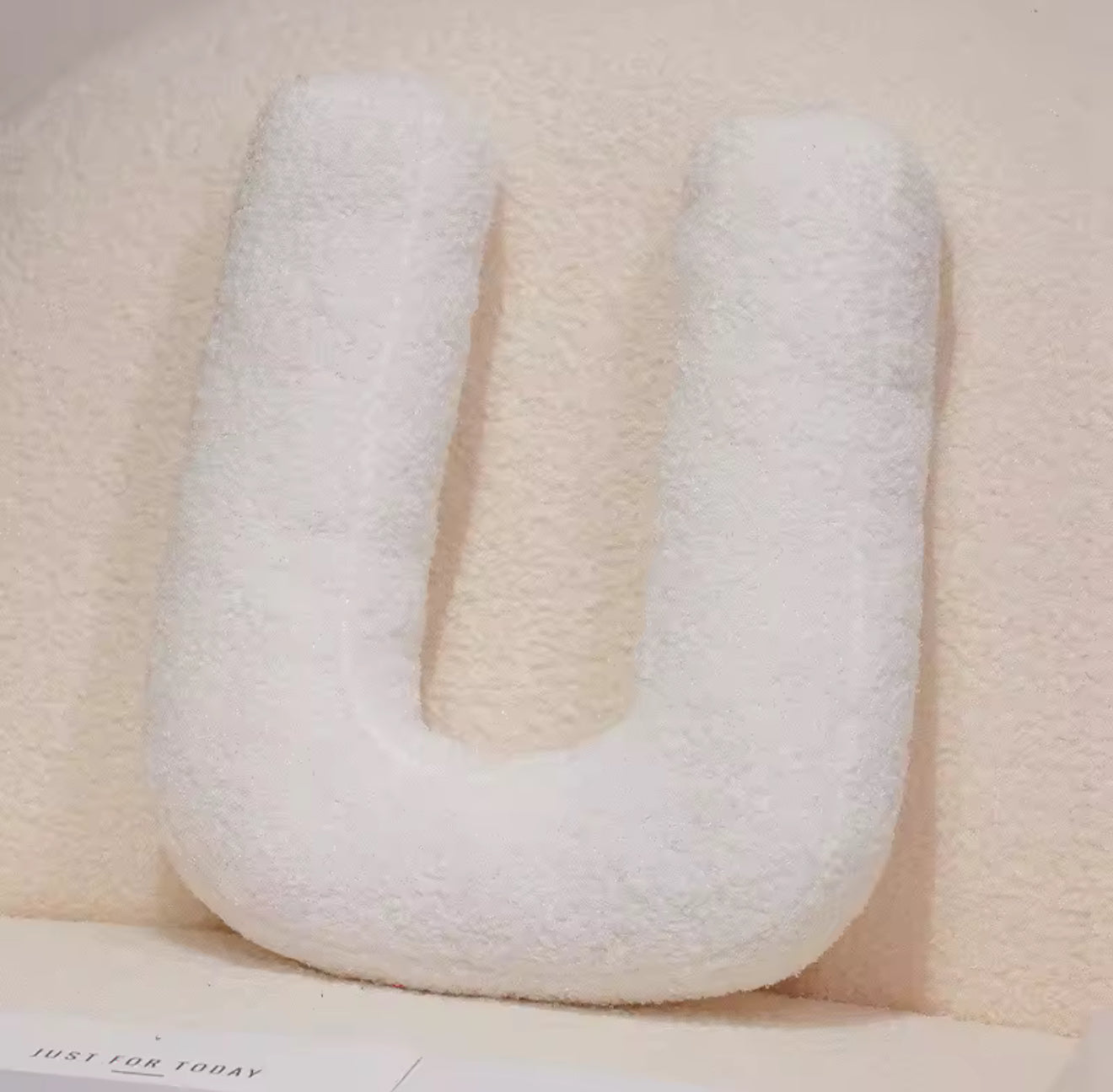 Cozy Alphabet Plush Pillow