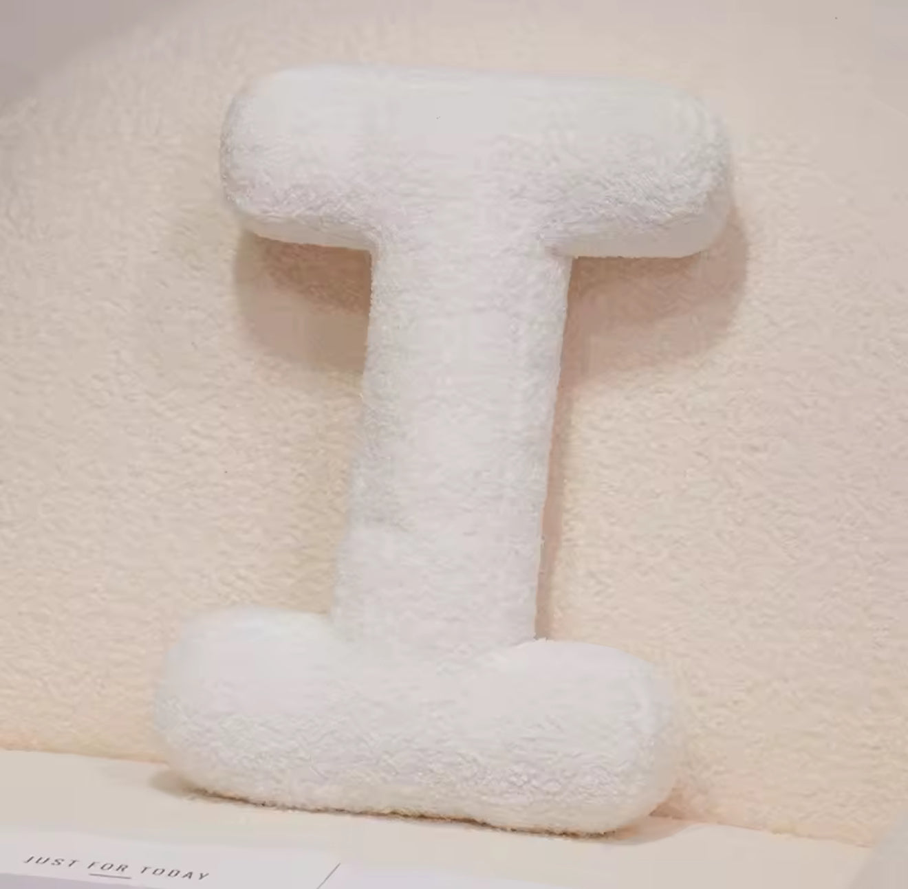 Cozy Alphabet Plush Pillow
