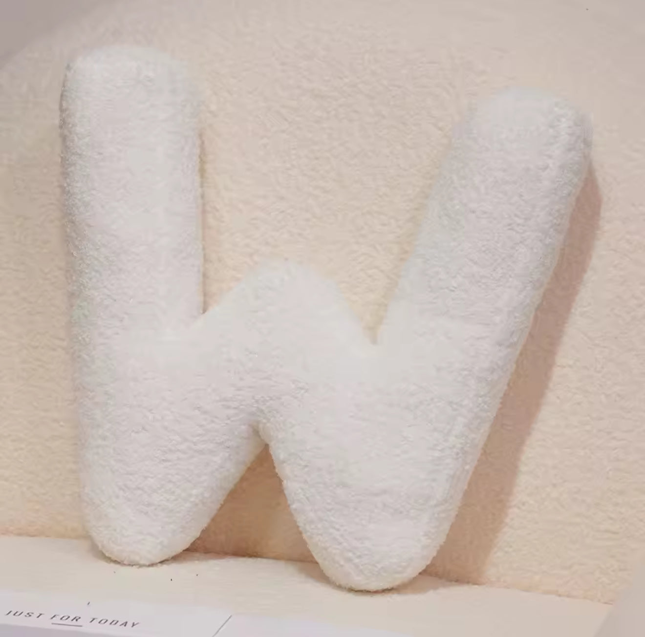 Cozy Alphabet Plush Pillow