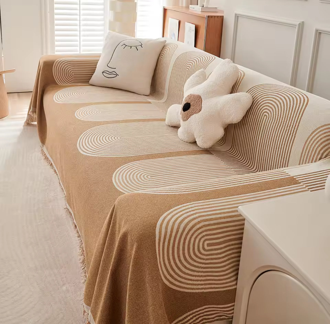 Nordic Tassel Throw Blanket