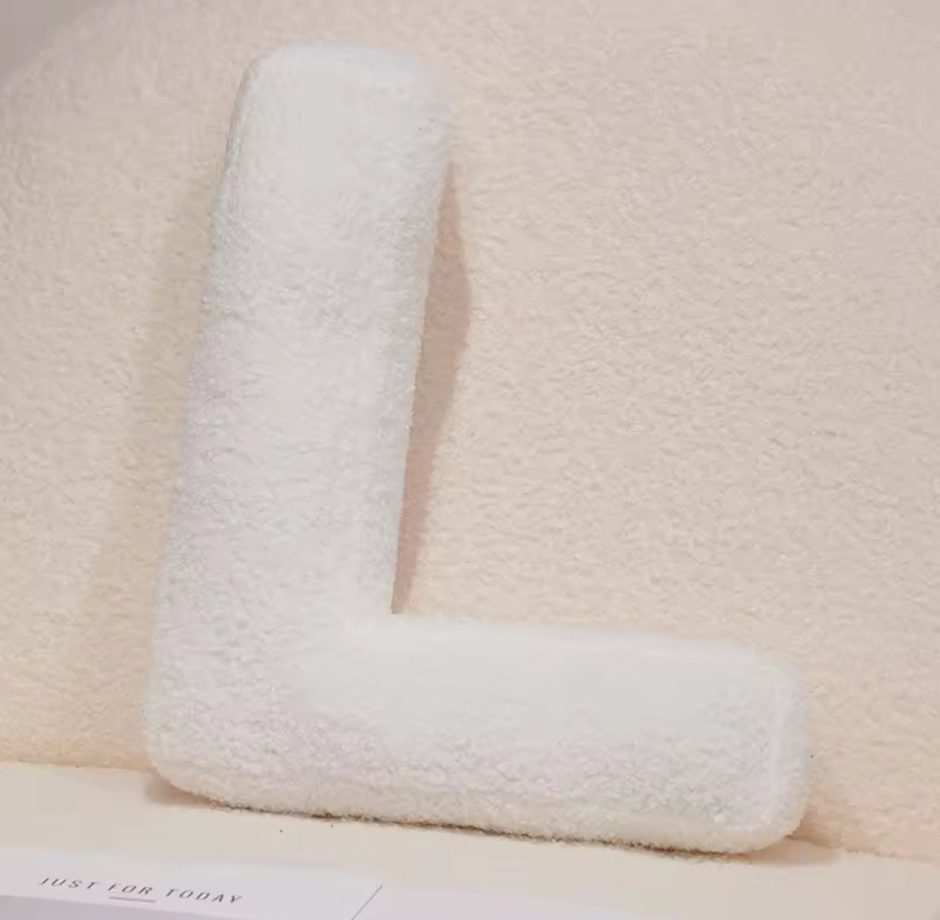 Cozy Alphabet Plush Pillow