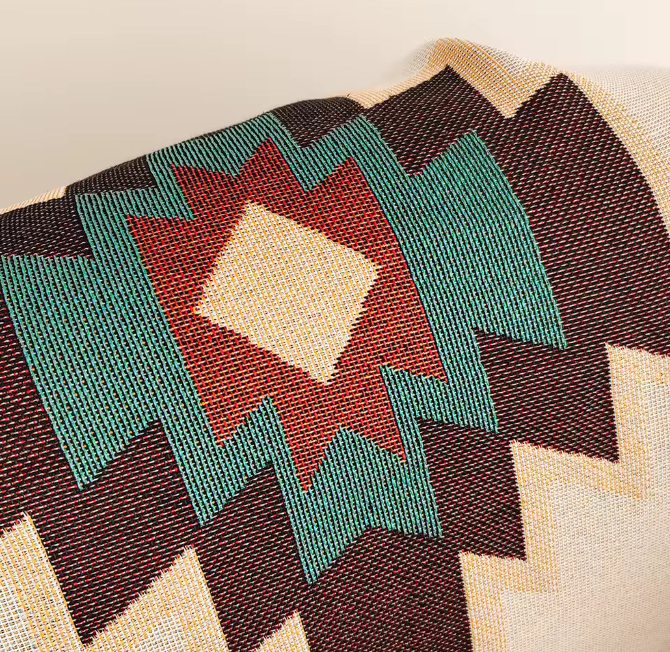 Oversized Aztec Bohemian Throw Blanket