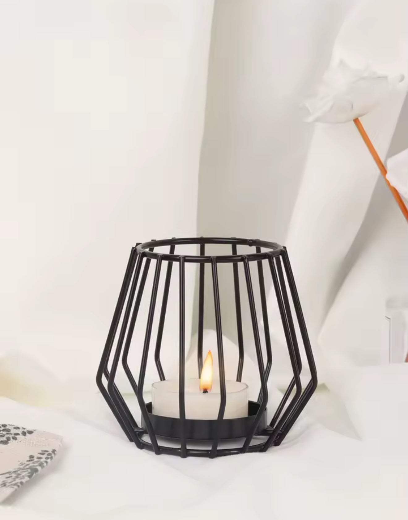 Creative Nordic Geometric Iron Candle Holder