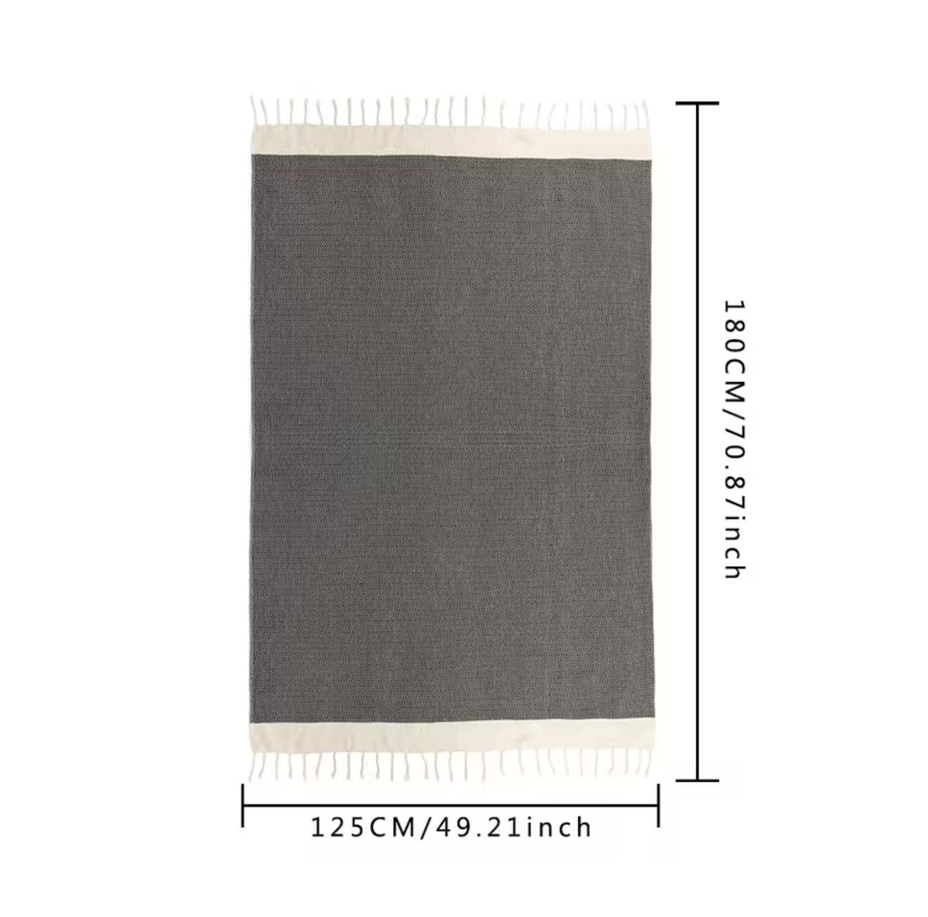 Turkish Checkered Throw Blanket