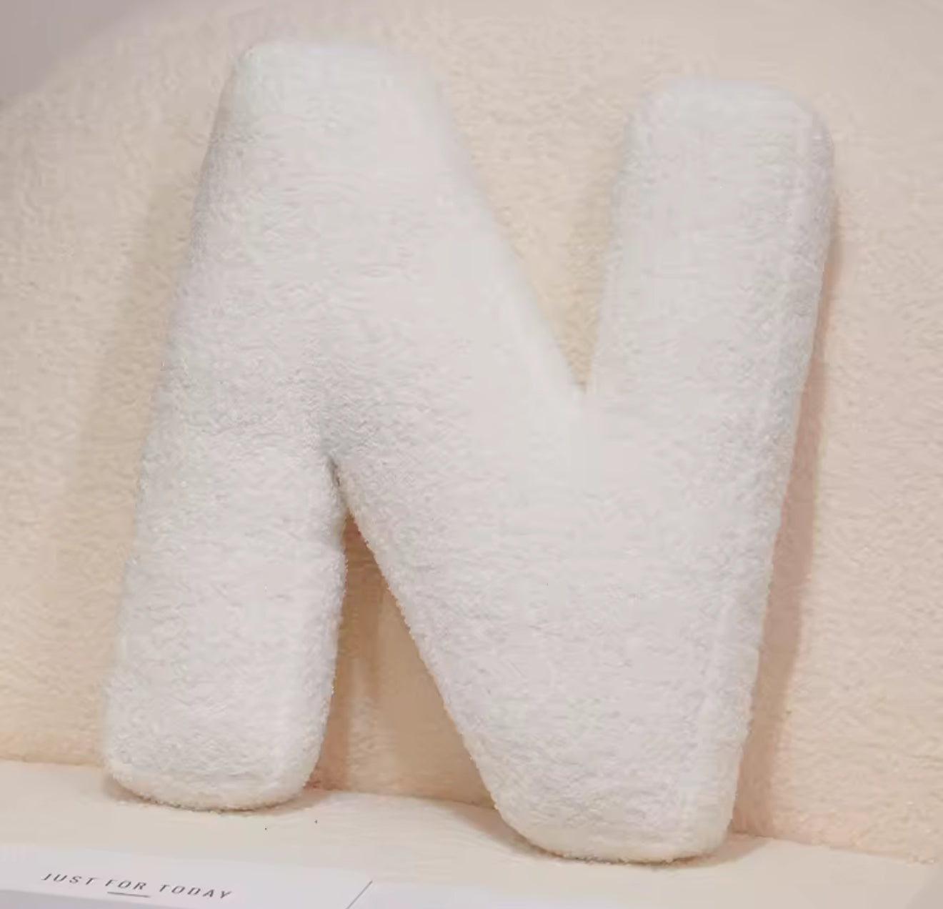 Cozy Alphabet Plush Pillow