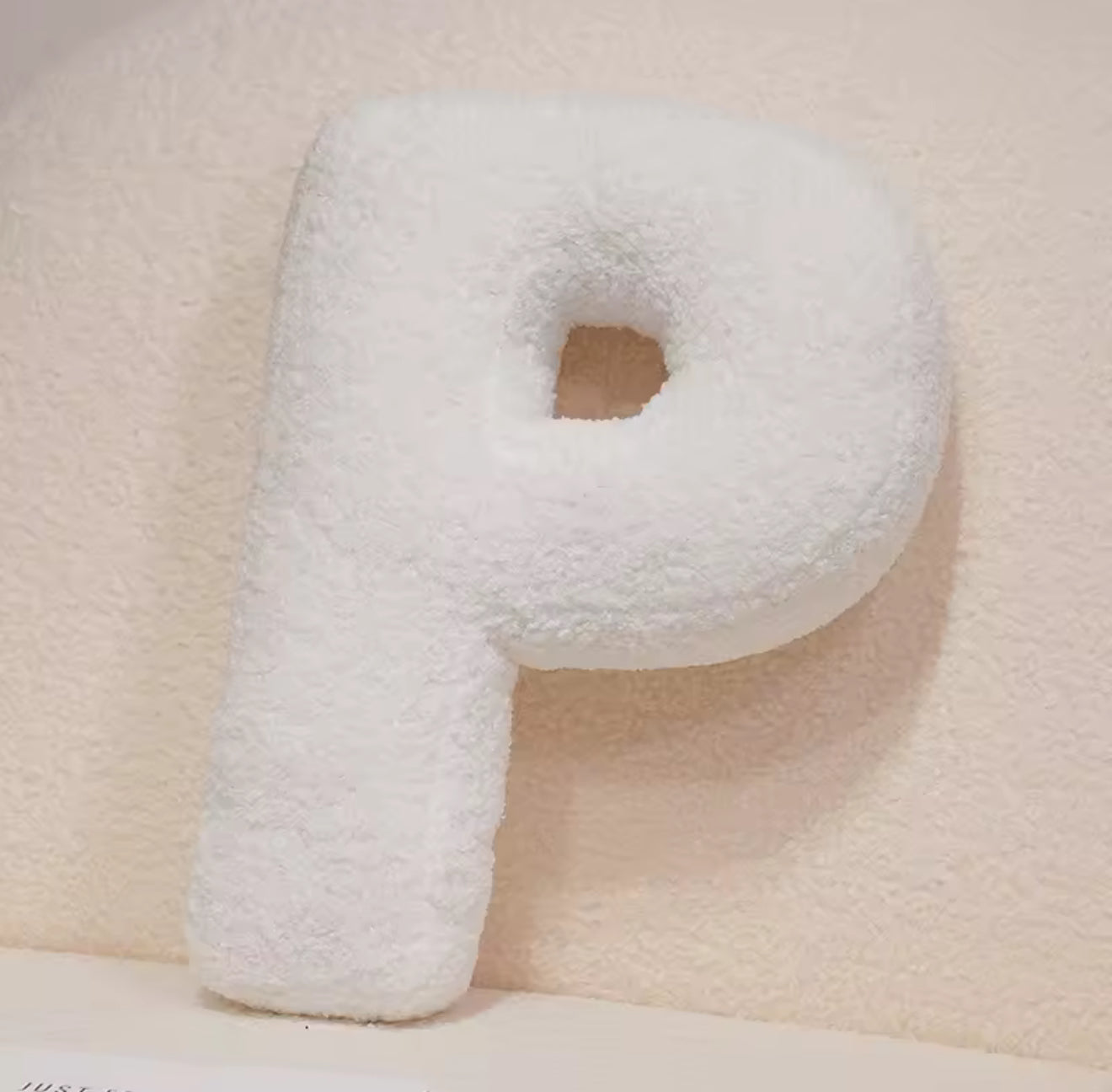 Cozy Alphabet Plush Pillow