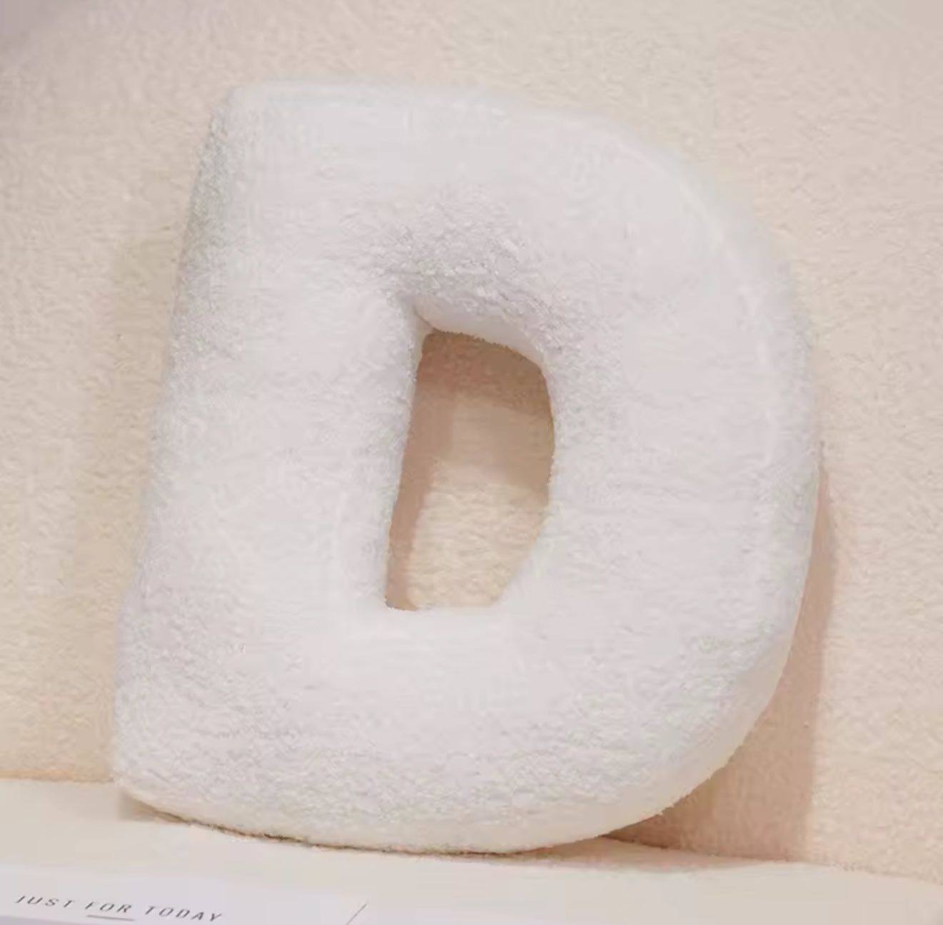 Cozy Alphabet Plush Pillow