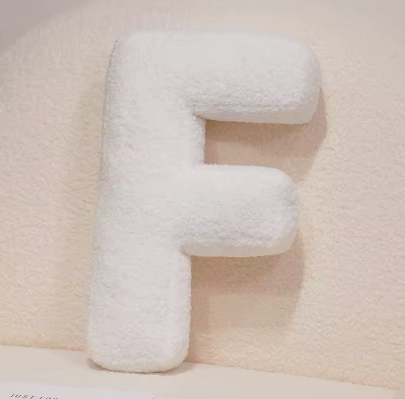 Cozy Alphabet Plush Pillow