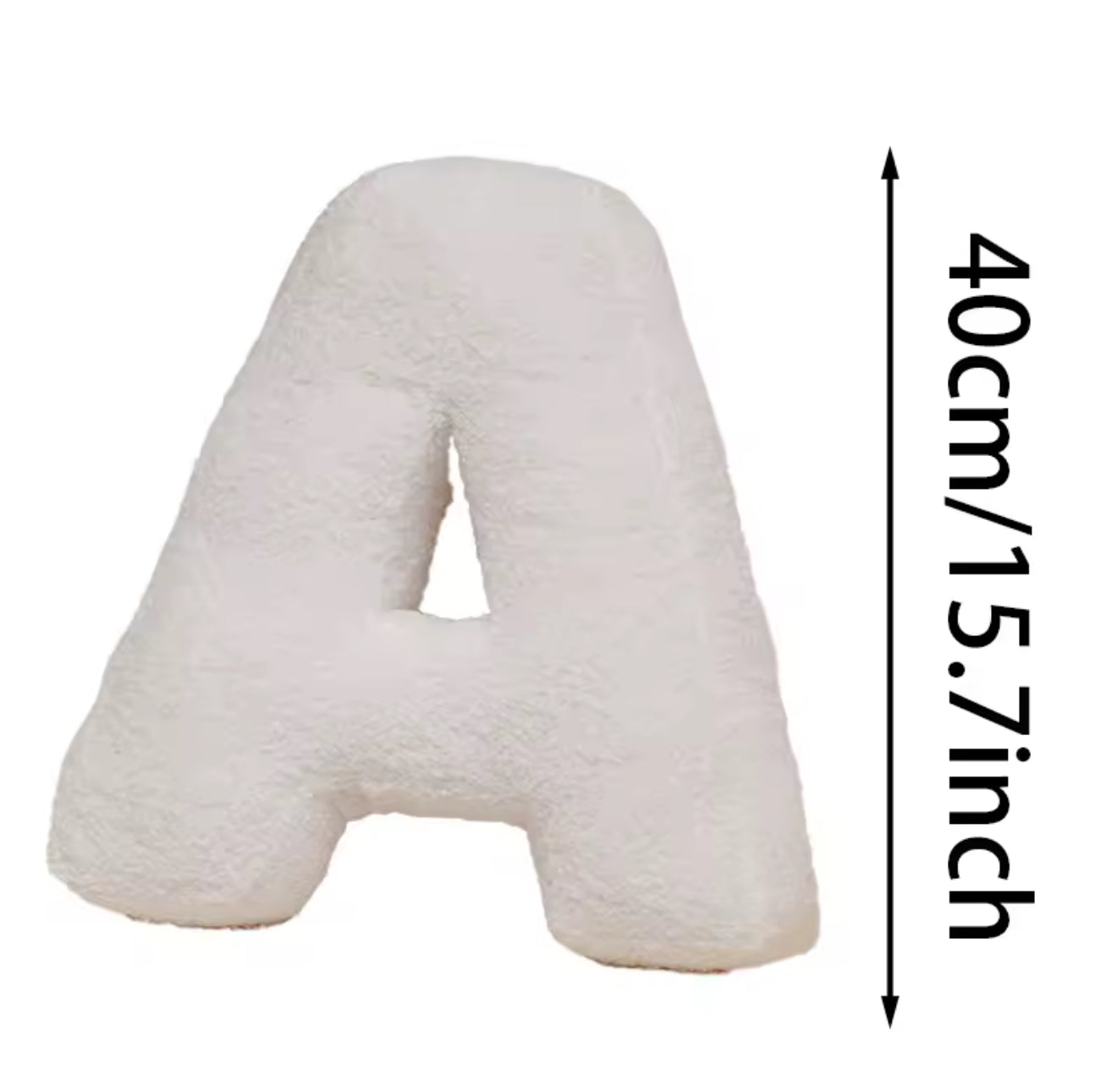 Cozy Alphabet Plush Pillow