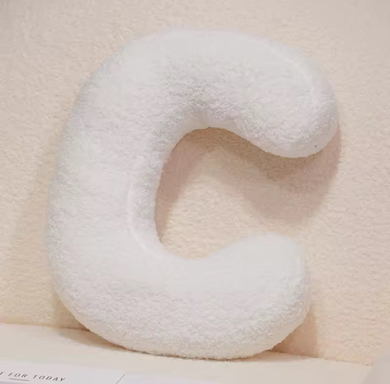 Cozy Alphabet Plush Pillow