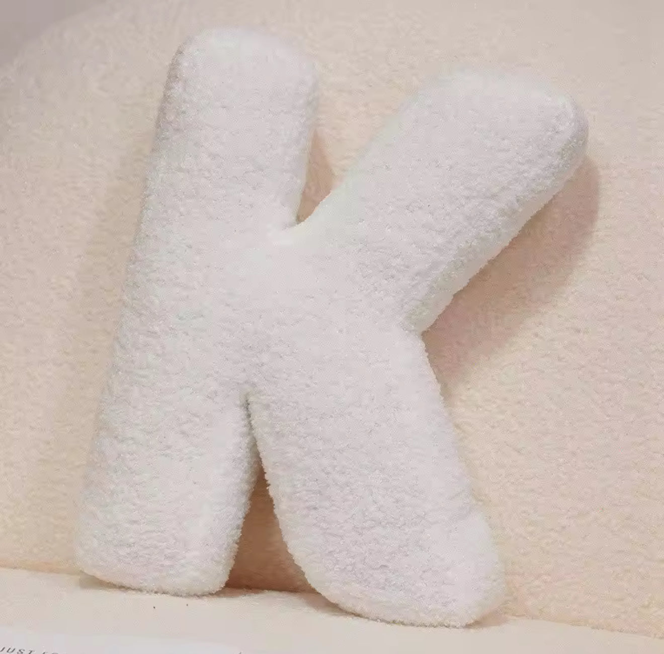 Cozy Alphabet Plush Pillow
