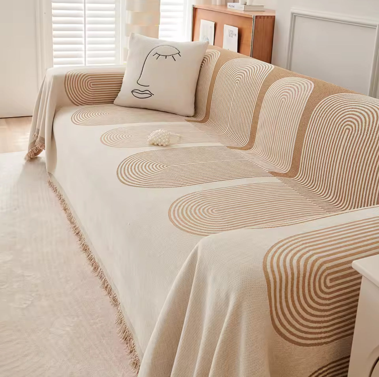 Nordic Tassel Throw Blanket