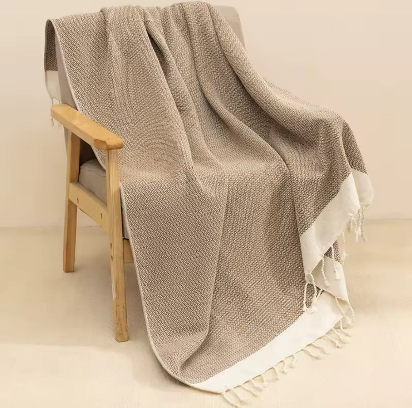 Turkish Checkered Throw Blanket