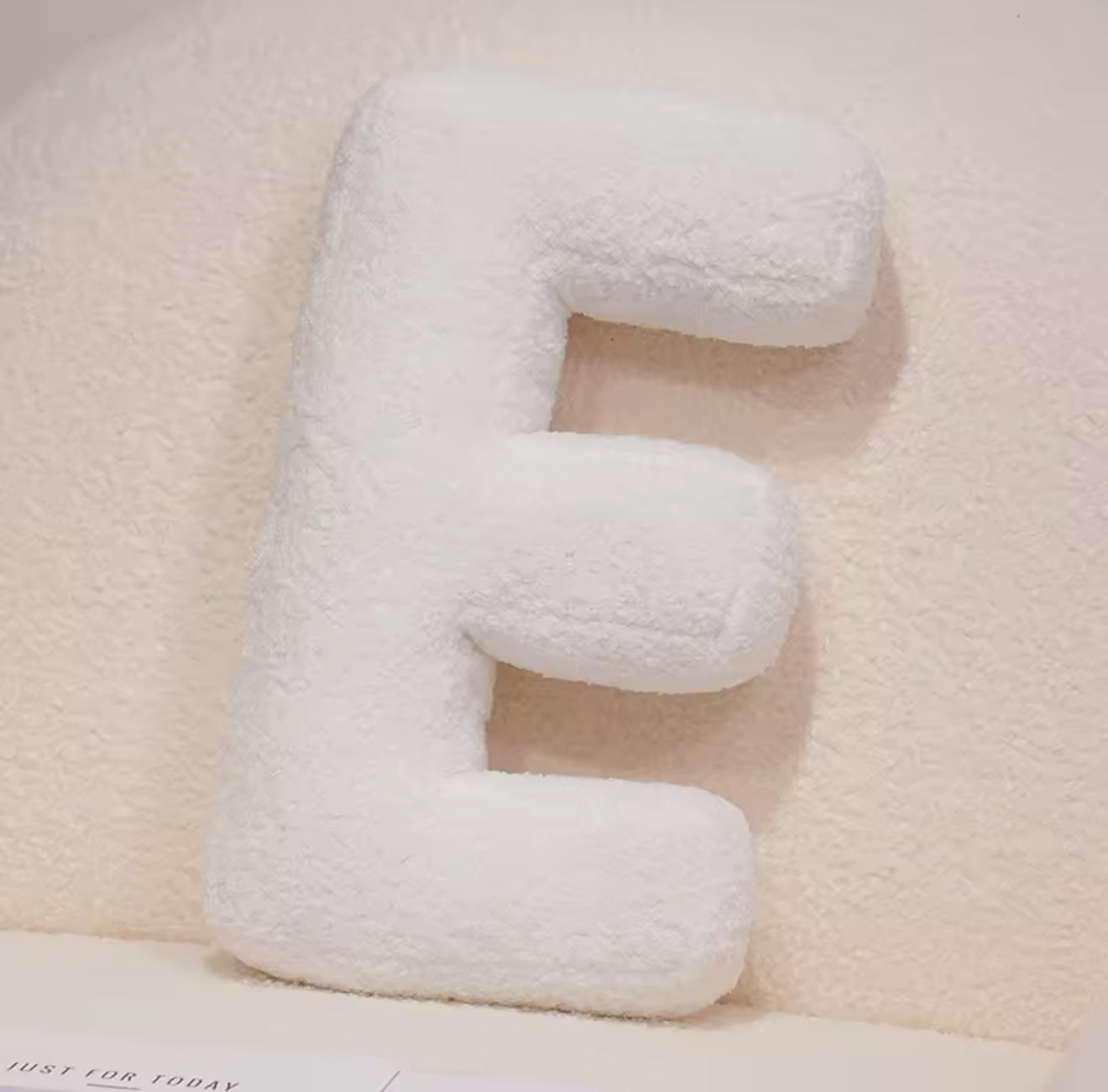 Cozy Alphabet Plush Pillow