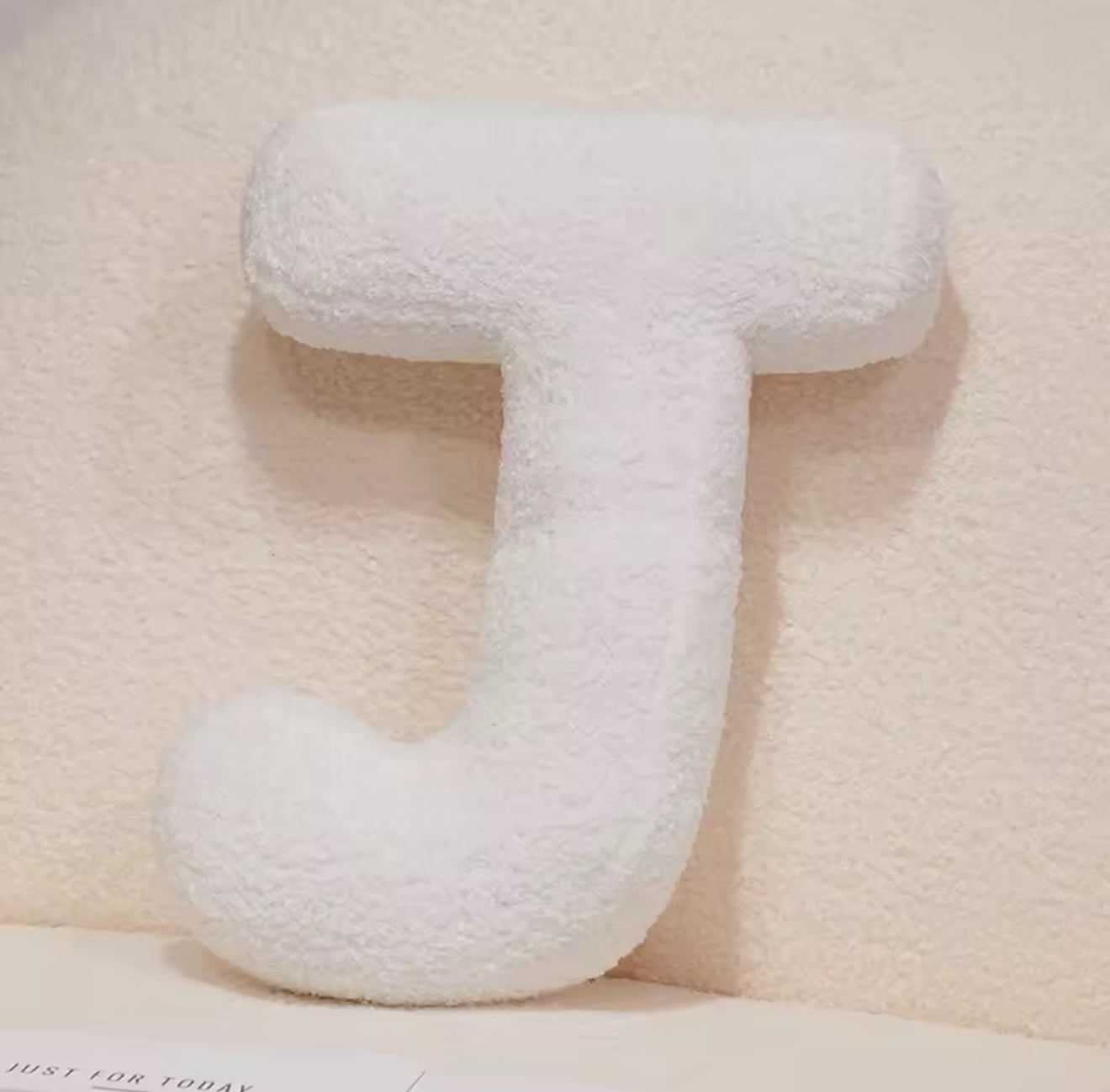 Cozy Alphabet Plush Pillow