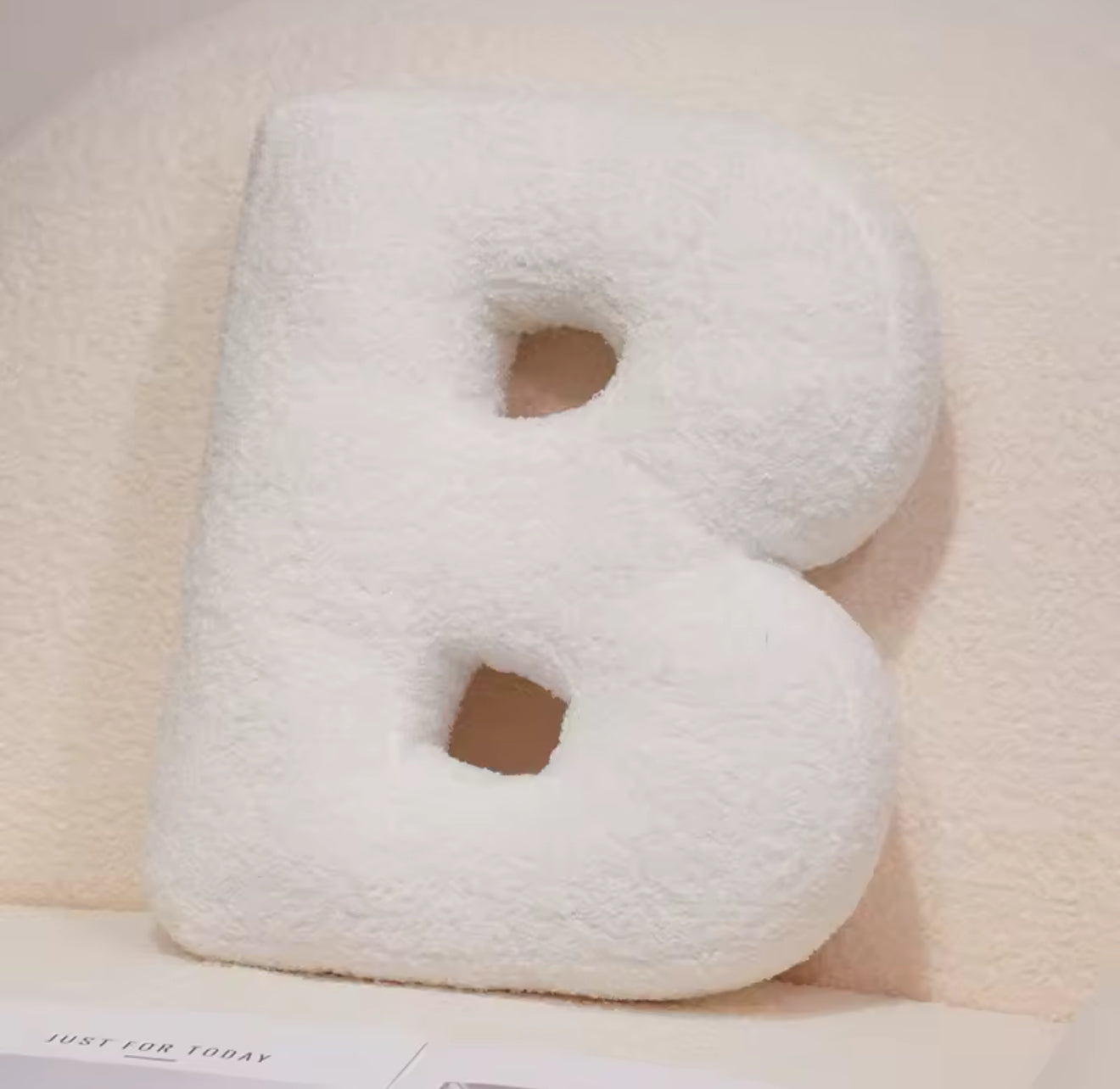 Cozy Alphabet Plush Pillow