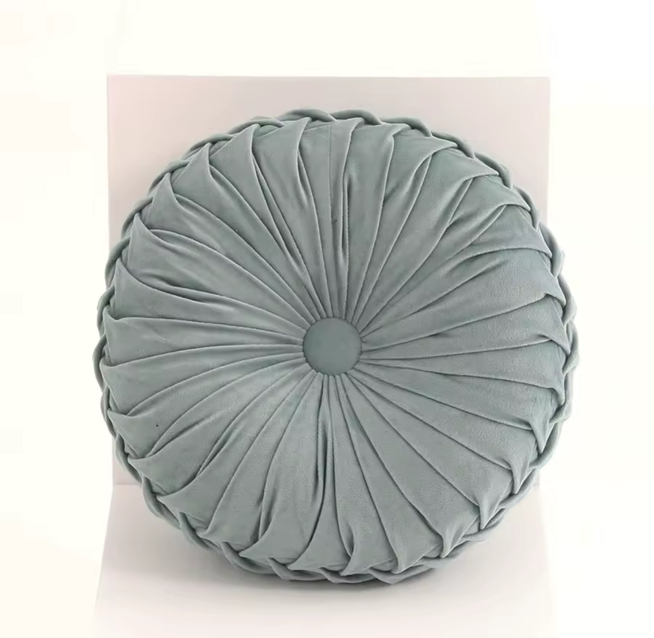 Handmade Pleated 3D Velvet Pumpkin Pillow