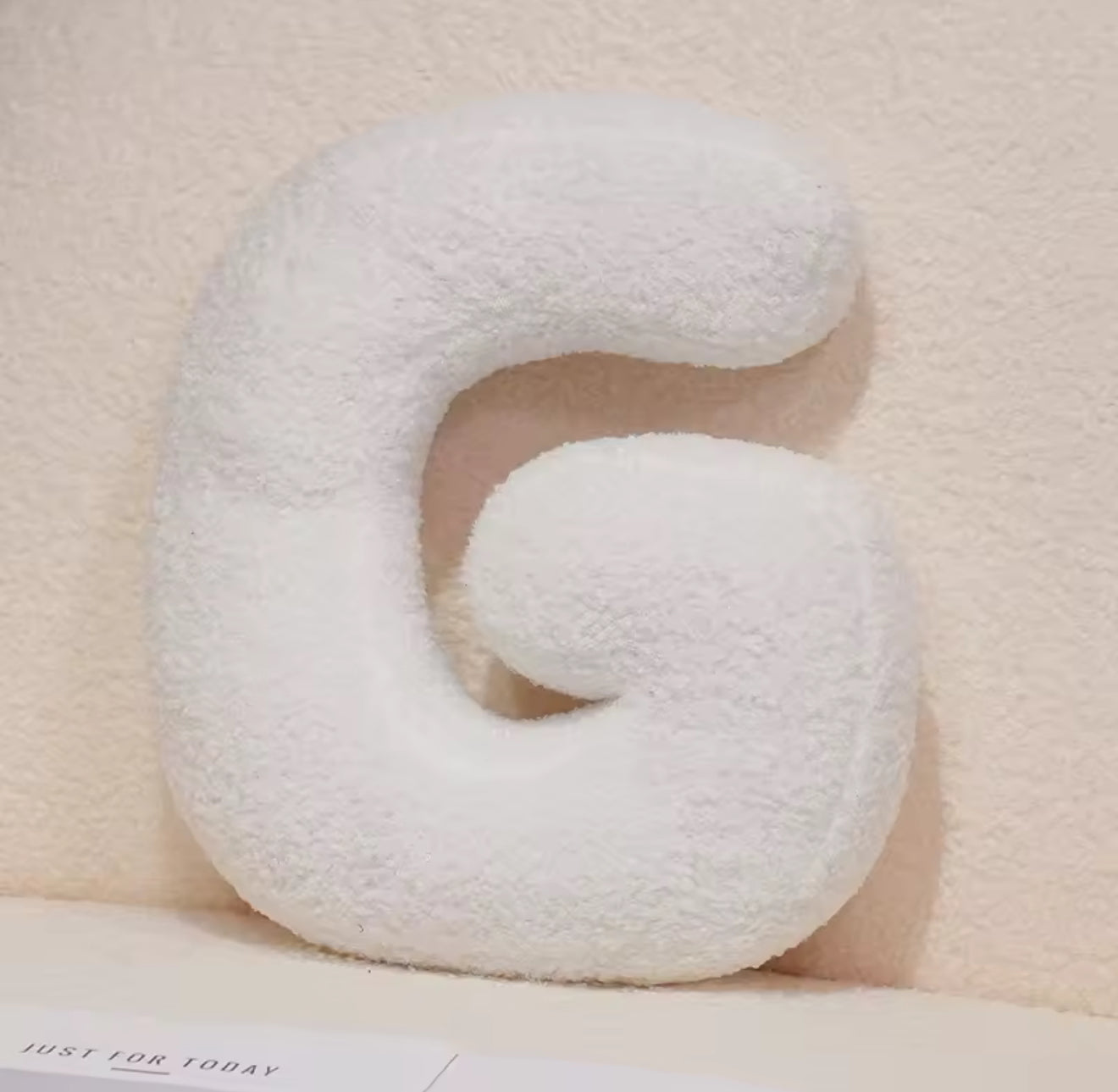 Cozy Alphabet Plush Pillow