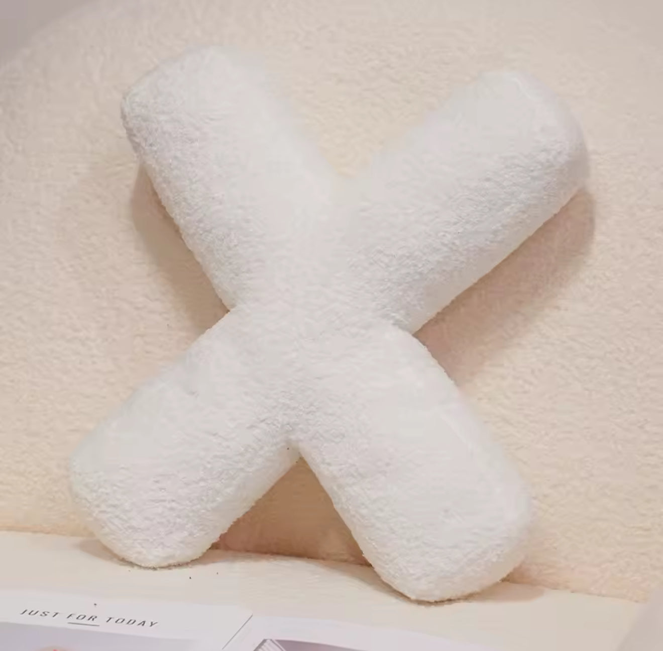 Cozy Alphabet Plush Pillow