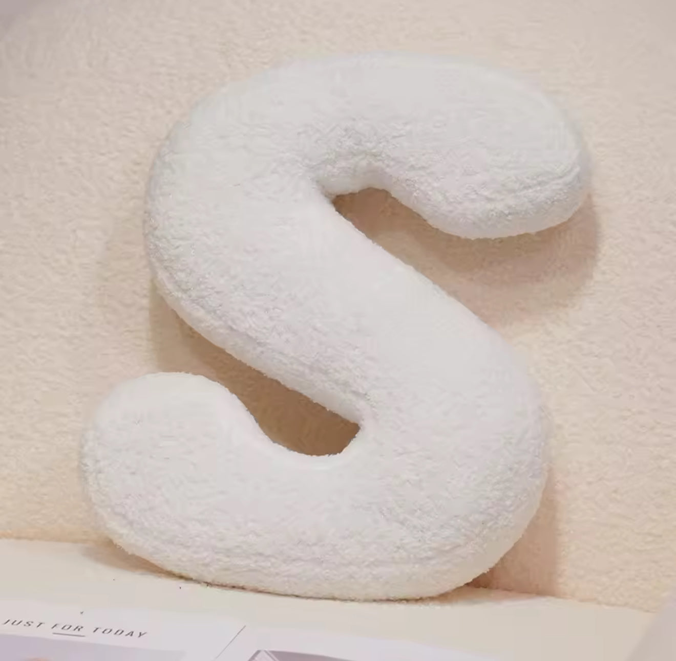 Cozy Alphabet Plush Pillow
