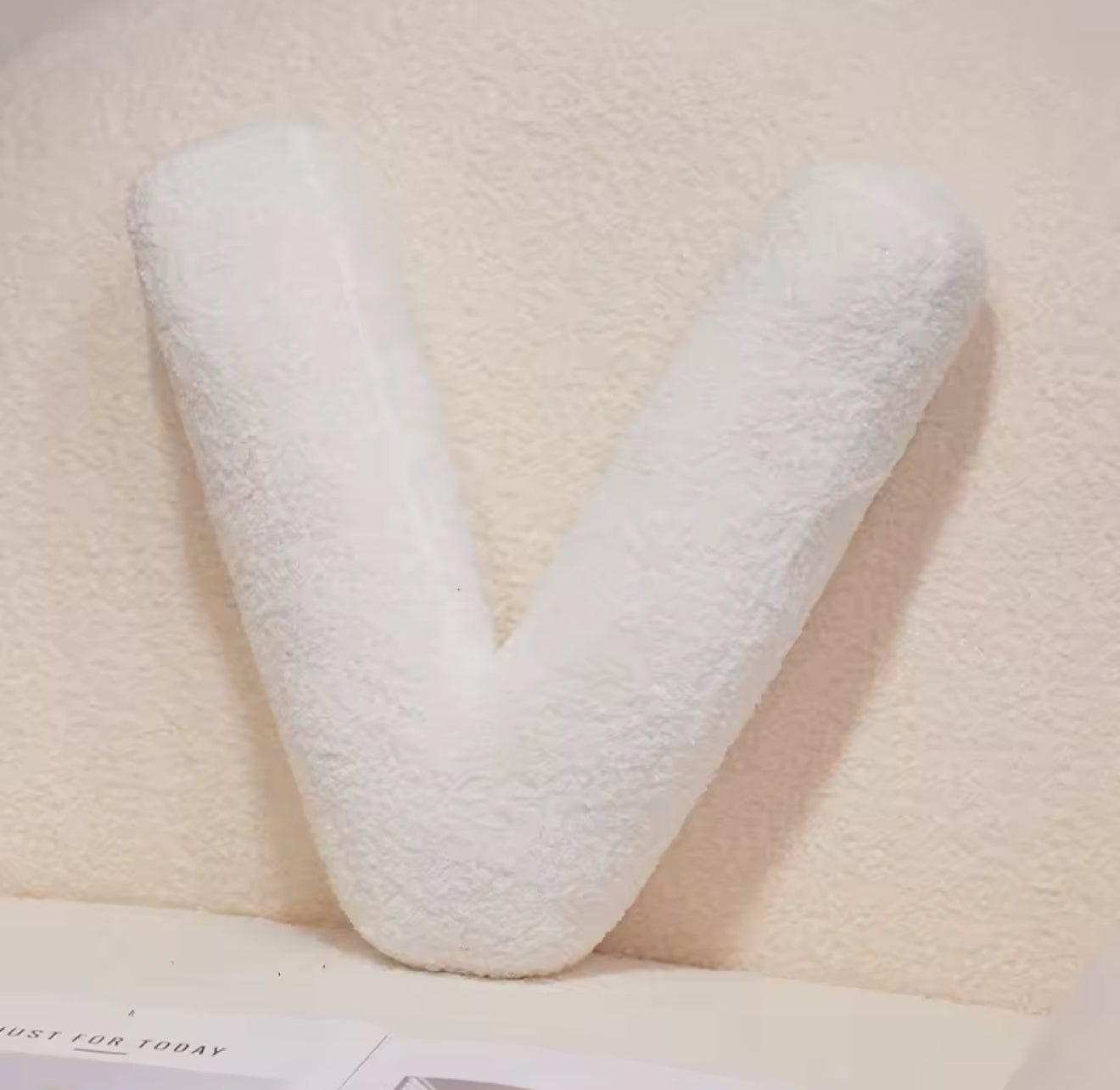Cozy Alphabet Plush Pillow
