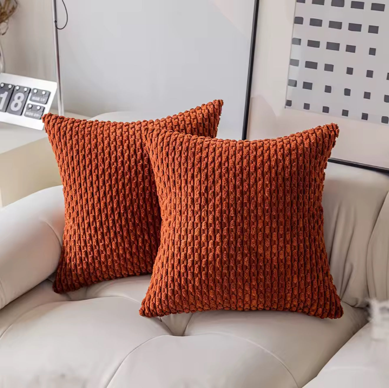 Bohemian Striped Fall Throw Pillow
