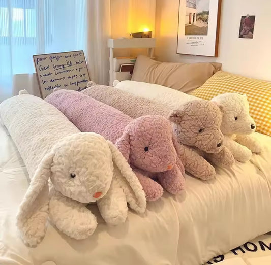 Large Rabbit & Bear Body Pillow