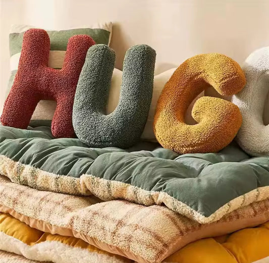 Nordic English Letter Cushion