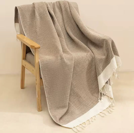 Turkish Checkered Throw Blanket