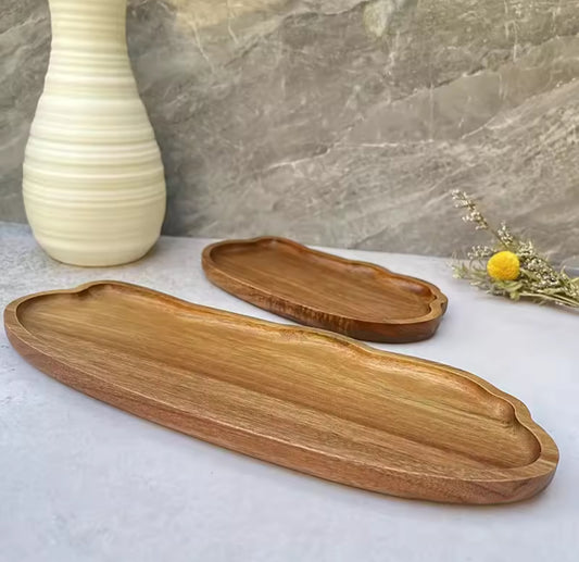 Japanese Style Wooden Serving Tray
